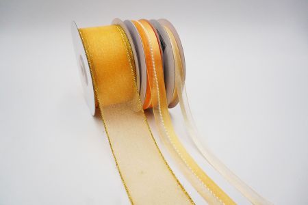 Conjunto de cinta transparente en tono dorado